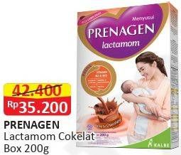 Promo Harga PRENAGEN Lactamom Velvety Chocolate 200 gr - Alfamart