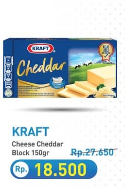 Promo Harga Kraft Cheese Cheddar 160 gr - Hypermart