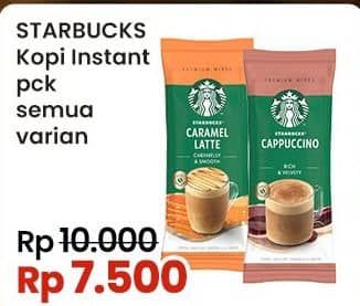 Promo Harga Starbucks Kopi Instant All Variants 18 gr - Indomaret