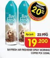 Promo Harga Bayfresh Air Freshener Morning Coffee 320 ml - Superindo