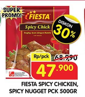 Promo Harga Fiesta Spicy Chicken/Nugget  - Superindo