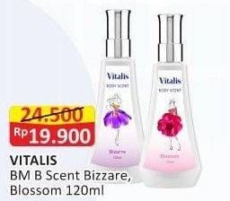Promo Harga VITALIS Body Scent Bizarre, Blossom 120 ml - Alfamart