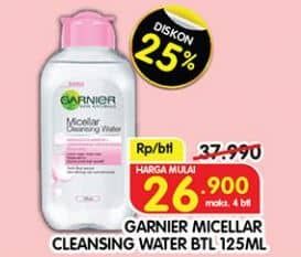 Promo Harga Garnier Micellar Water 125 ml - Superindo