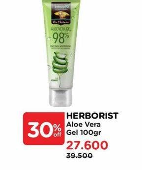 Promo Harga Herborist Aloe Vera Gel 100 gr - Watsons