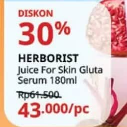 Promo Harga Herborist Juice For Skin Body Serum 180 ml - Guardian