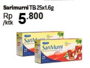 Promo Harga Sariwangi Teh Sari Murni per 25 pcs 1 gr - Carrefour