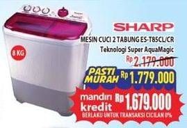 Promo Harga SHARP ES-T85CR | Washing Machine  - Hypermart
