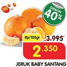 Promo Harga Jeruk Baby Shantang per 100 gr - Superindo