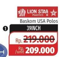 Promo Harga LION STAR Baskom Polos USA  - Lotte Grosir