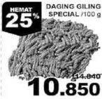 Promo Harga Daging Giling Sapi per 100 gr - Giant