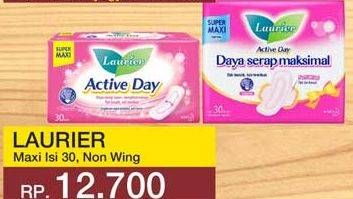 Promo Harga Laurier Active Day Super Maxi NonWing 30 pcs - Yogya