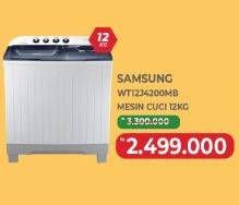 Promo Harga Samsung WT12J4200MB | Mesin Cuci  - Yogya