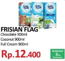 Promo Harga FRISIAN FLAG Susu UHT Purefarm Coconut, Cokelat, Full Cream 900 ml - Yogya