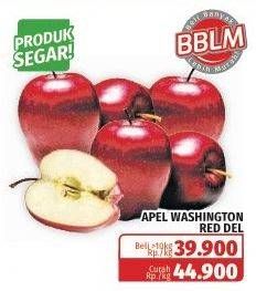 Promo Harga Apel Red Del Washington  - Lotte Grosir