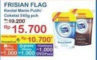 Promo Harga Frisian Flag Susu Kental Manis Cokelat, Putih 545 gr - Indomaret