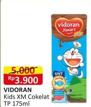 Promo Harga Vidoran Kids Milk UHT Coklat 180 ml - Alfamart