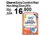Promo Harga Charm Extra Comfort Maxi NonWing 23cm 26 pcs - Carrefour