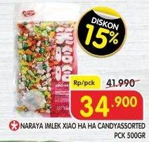 Promo Harga NARAYA Xiao Ha Ha Assorted Candy 500 gr - Superindo