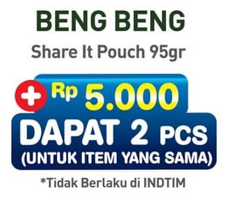 Promo Harga Beng-beng Share It per 10 pcs 9 gr - Hypermart