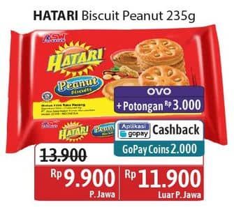 Promo Harga Asia Hatari Jam Biscuits Peanut 250 gr - Alfamidi