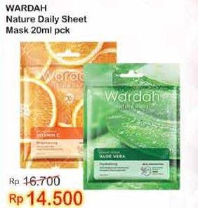 Promo Harga WARDAH Nature Daily Sheet Mask 20 ml - Indomaret