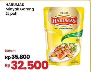 Promo Harga Harumas Minyak Goreng 2000 ml - Indomaret