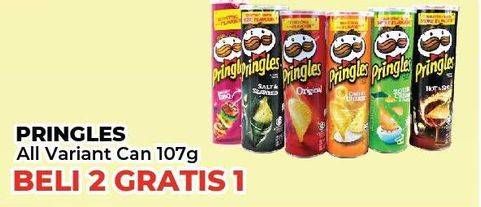 Promo Harga Pringles Potato Crisps All Variants 107 gr - Yogya