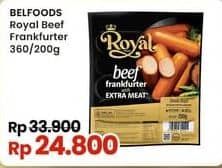 Promo Harga Belfoods Royal Sausages Beef Frankfurter 200 gr - Indomaret