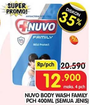 Promo Harga Nuvo Body Wash All Variants 450 ml - Superindo