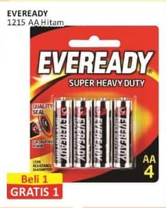 Promo Harga Eveready Battery AA 4 pcs - Alfamart