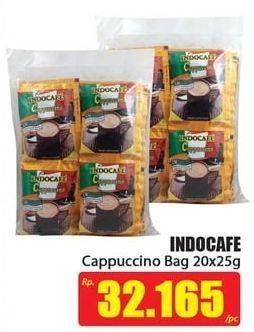 Promo Harga Indocafe Cappuccino per 20 sachet 25 gr - Hari Hari