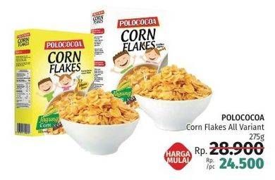 Promo Harga POLOCOCOA Corn Flakes All Variants 275 gr - LotteMart