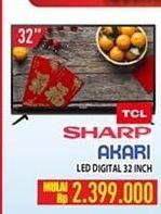 Promo Harga TCL/SHARP/AKARI LED TV  - Hypermart