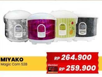 Miyako MCM 528 | Magic Com  Harga Promo Rp259.900, Promo non member Rp 264900