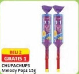 Promo Harga Chupa Chups Lollipop Candy Melody Pops 15 gr - Alfamart