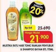 Promo Harga MUSTIKA RATU Penyubur Rambut/Shampoo 175ml  - Superindo