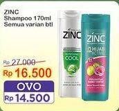 Promo Harga ZINC Shampoo All Variants 170 ml - Indomaret