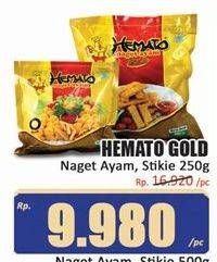 Promo Harga Hemato Gold Nugget Ayam, Stikie 250 gr - Hari Hari