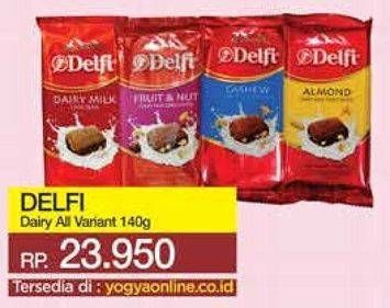 Promo Harga DELFI Chocolate All Variants 140 gr - Yogya