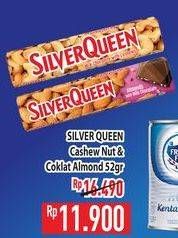Promo Harga Silver Queen Chocolate Cashew, Almonds 62 gr - Hypermart