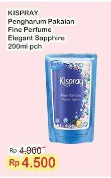 Promo Harga Kispray Pelicin Pakaian Elegante Sapphire 200 ml - Indomaret