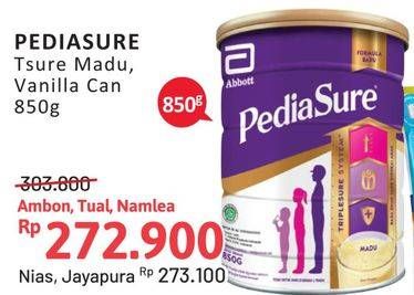 Promo Harga Pediasure Triplesure Madu, Vanila 850 gr - Alfamidi