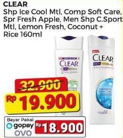 Promo Harga Clear Shampoo/Clear Men Shampoo  - Alfamart