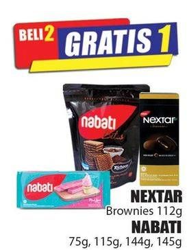 Promo Harga NABATI Nextar Cookies Brownies Choco Delight per 8 pcs 14 gr - Hari Hari