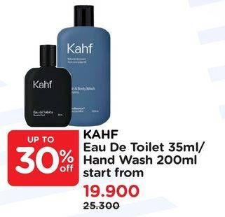 Promo Harga Kahf Eau De Toilet/Hair & Body Wash  - Watsons