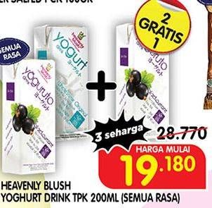 Promo Harga HEAVENLY BLUSH Yoguruto All Variants 200 ml - Superindo