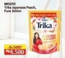 Promo Harga Molto Trika Japanese Peach, Pure 300 ml - Alfamart