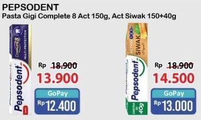 Promo Harga Pepsodent Pasta Gigi Action 123 Siwak 190 gr - Alfamart