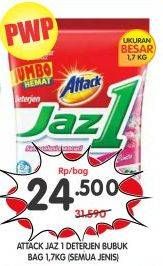 Promo Harga ATTACK Jaz1 Detergent Powder All Variants 1700 gr - Superindo