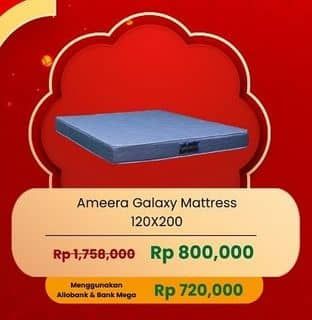 Promo Harga Ameera Galaxy Matras  - Carrefour